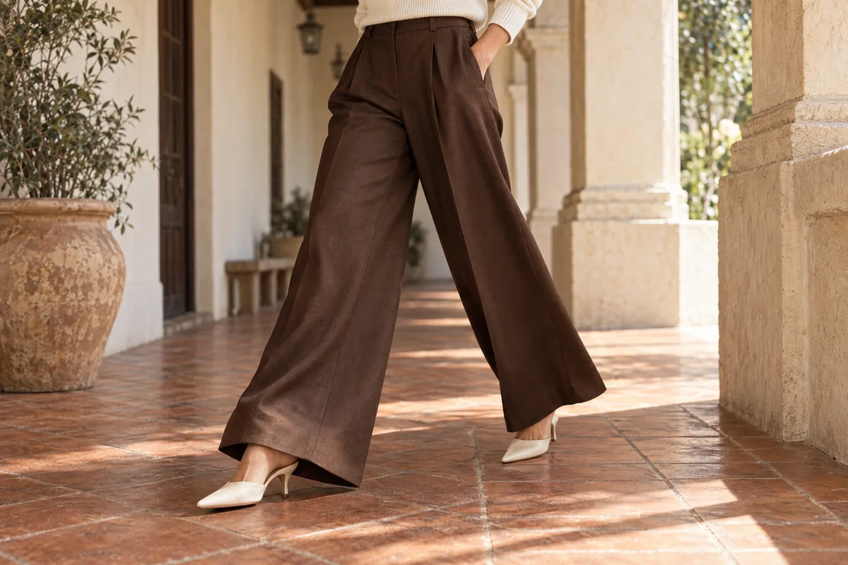 How to Style Wide-Leg Pants