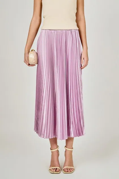 Sunburst Pleated Skirt — pink skirts from Pieces of a Dream