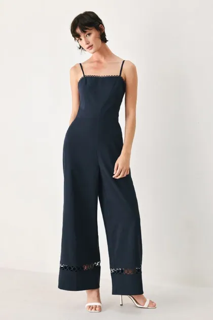 Midnight Elegance Wide Leg Jumpsuit — black jumpsuits & sets from Pieces of a Dream