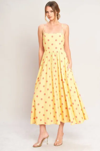 Linen Blend Dress with Smocked Back — pink dresses from Pieces of a Dream
