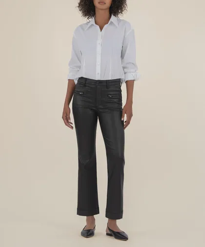 High-Rise Kick-Flare — black pants & trousers from Pieces of a Dream