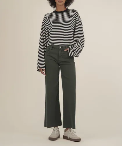 High-Rise Wide Leg Jeans In  Sherwood Forest — denim jeans & denim from Pieces of a Dream