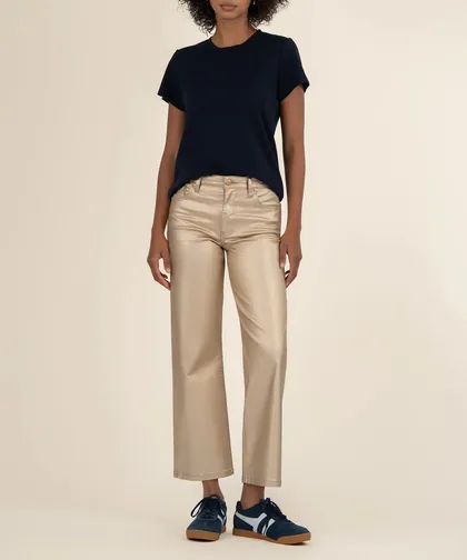 Metallic Gold Coated Pants — gold pants & trousers from Pieces of a Dream