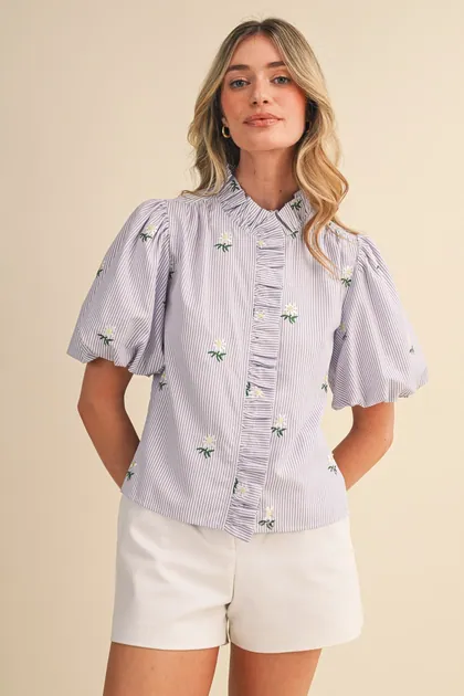 The Lavender Garden Blouse — tops & blouses from Pieces of a Dream