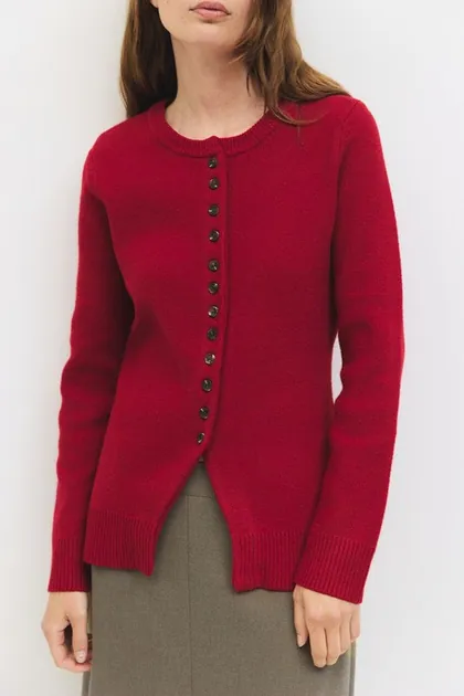 Button-Front Knit Sweater (2 Color Ways) — brown sweaters & knits from Pieces of a Dream