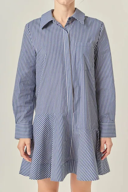 Mariner Stripe Shirt Dress — dresses from Pieces of a Dream